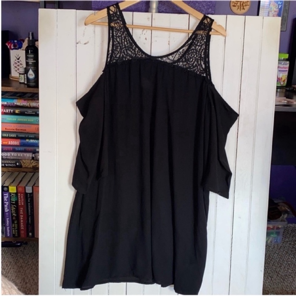 Rue 21 Cold Shoulder Dress Black Size 1X
